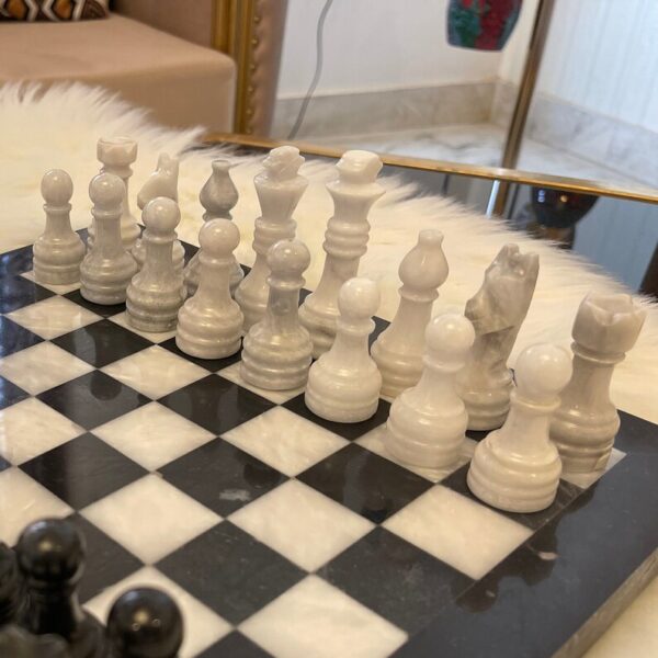Modern Marble Chess Pieces ONLY