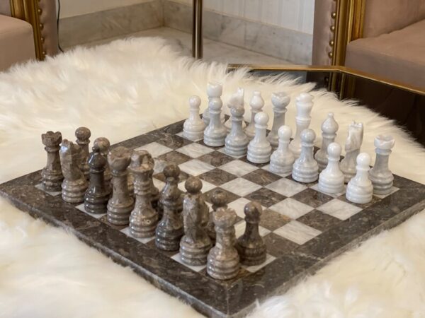 Modern Marble Chess Pieces ONLY