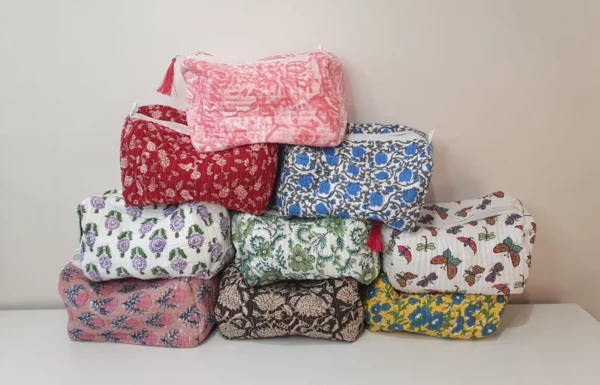 Cosmetic Quilted Bag