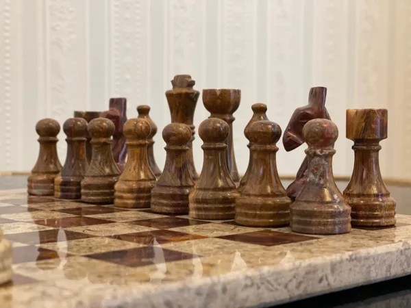 Vintage Marble Chess Pieces ONLY